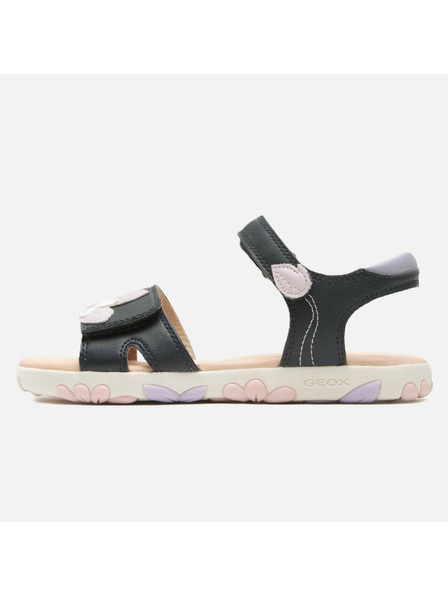 Geox Тъмносини момичешки сандали и чехли Geox Haiti G. A