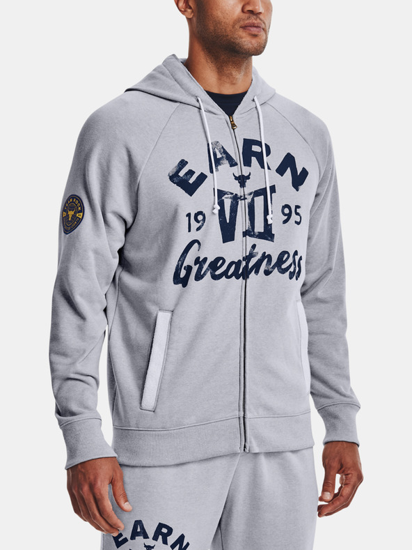 Under Armour Мъжки суитшърт Under Armour UA Pjt Rck Hvywght Terry FZ