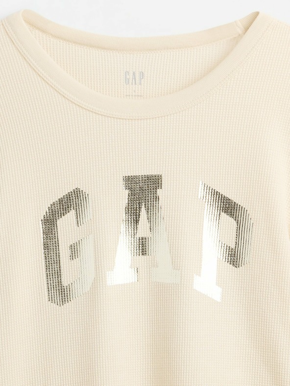 GAP Тениска с гофрирана шарка GAP