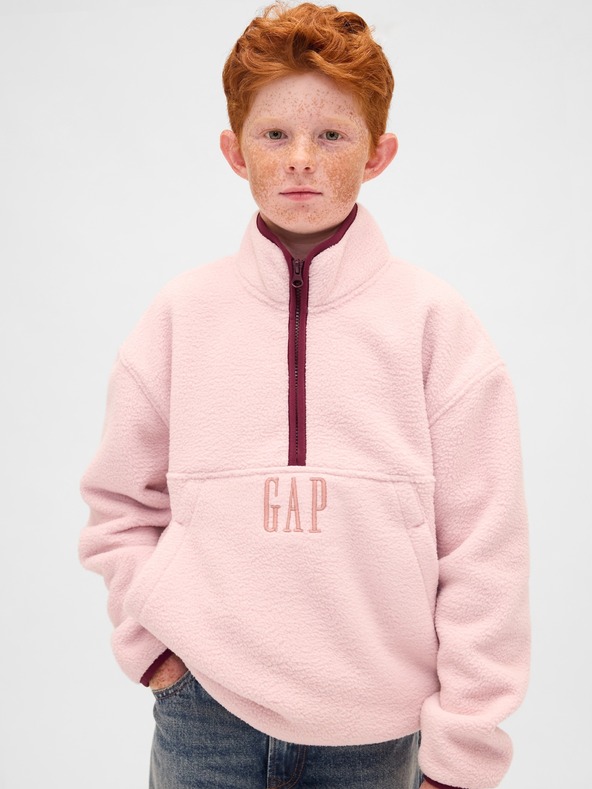 GAP Детски sherpa суитшърт Arctic Fleece GAP