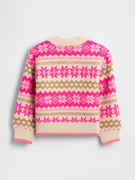 GAP Бебешки пуловер Fair Isle GAP