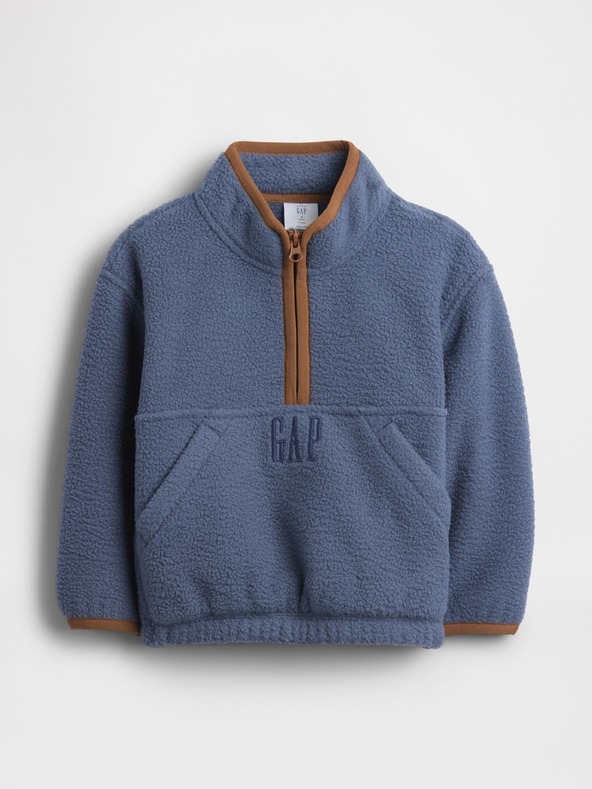 GAP Бебешки sherpa суитшърт Arctic Fleece GAP