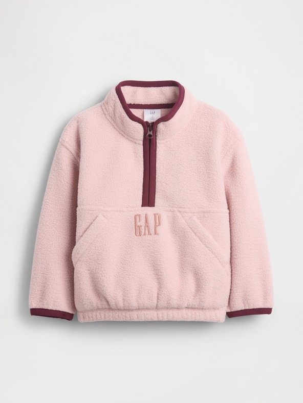 GAP Бебешки sherpa суитшърт Arctic Fleece GAP
