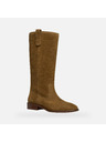 Geox Кафяви дамски ботуши Geox Eliebeth