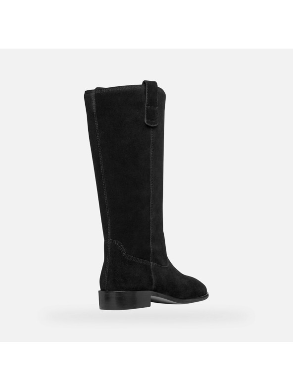 Geox Черни дамски ботуши Geox Eliebeth