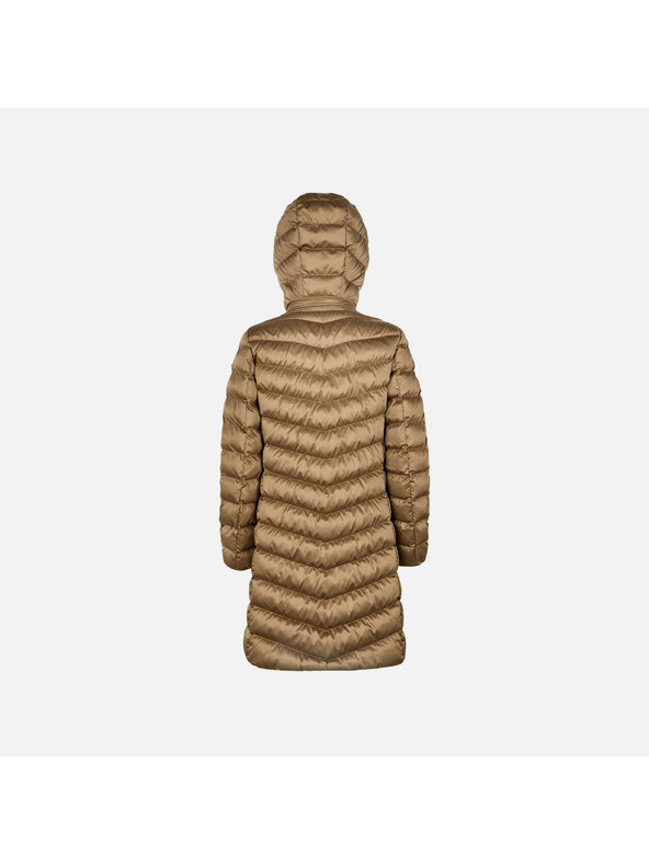 Geox Светлокафяв дамски пухен джакет Geox Zosma