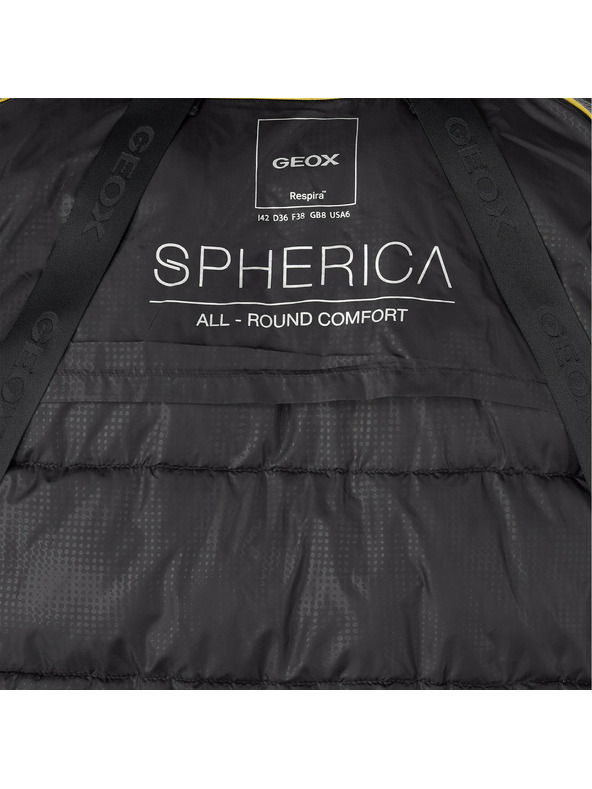 Geox Черен дамски пухен джакет Geox Spherica