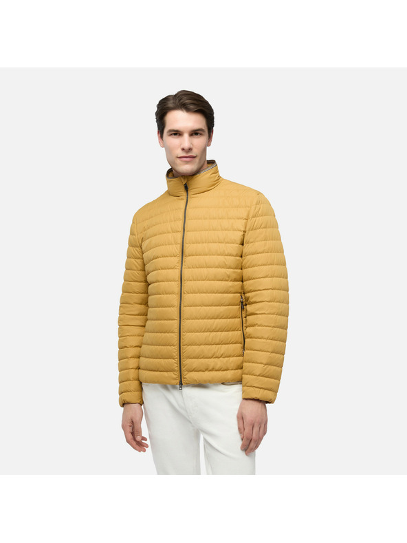 Geox Жълт мъжки пухен джакет Geox Warrens