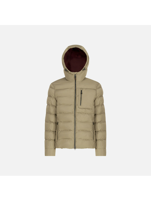 Geox Бежов мъжки пухен джакет Geox Snake