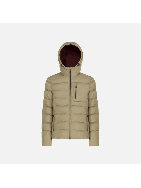 Geox Бежов мъжки пухен джакет Geox Snake