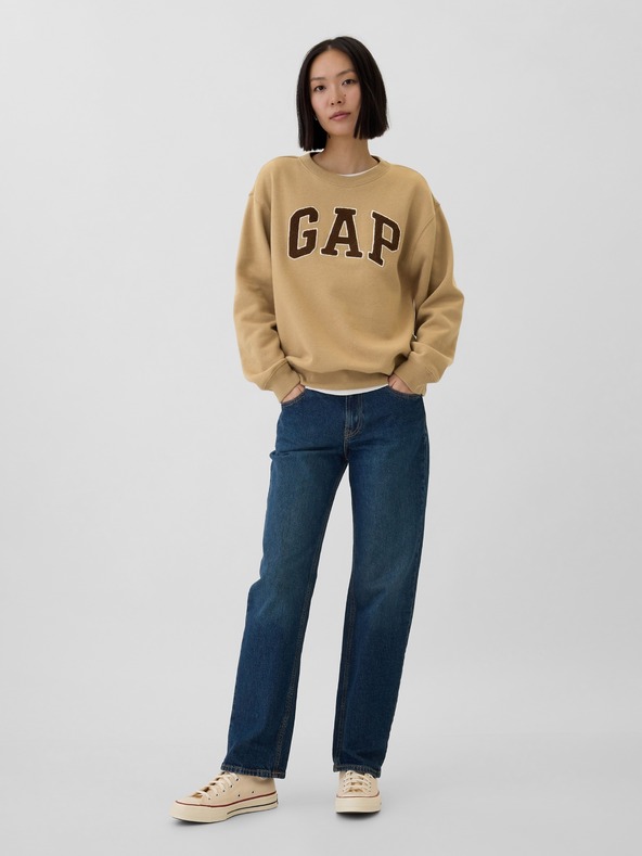 GAP Овърсайз суитчър с логото на GAP