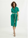 Orsay Зелена дамска ленена рокля ORSAY