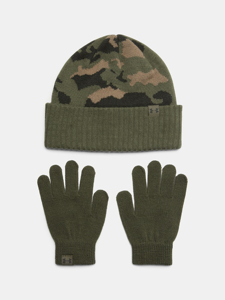 Under Armour Момчешки комплект Under Armour B Beanie/Glove Combo-GRN