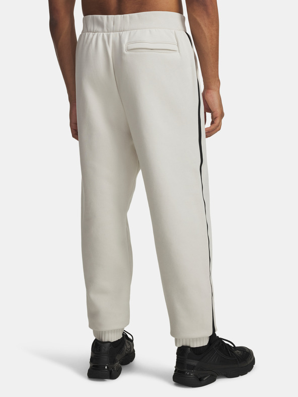 Under Armour Мъжки долнища Under Armour UA Icon Heavy Rib Jogger-WHT