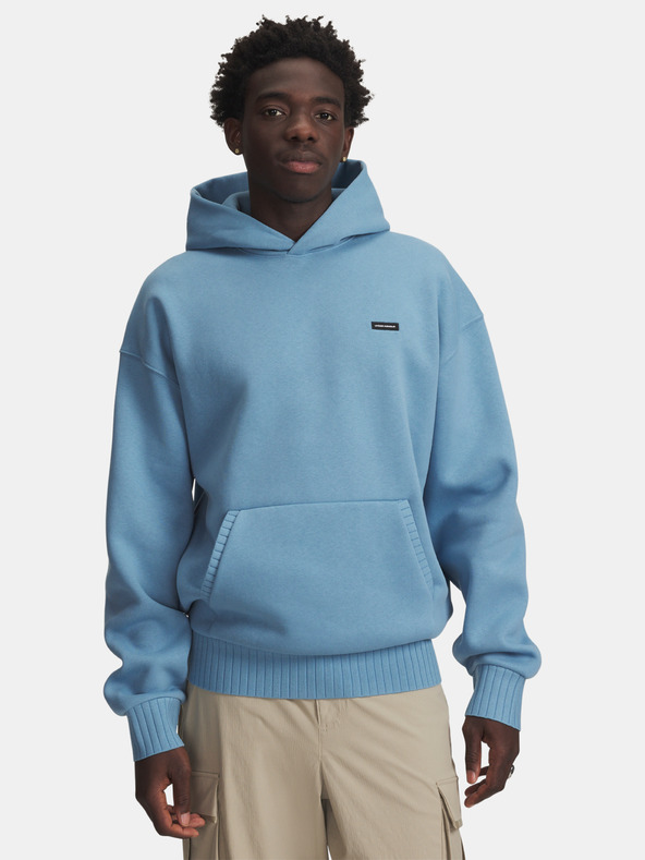 Under Armour Мъжки суитшърт Under Armour UA Icon Heavy Rib Hdy-BLU