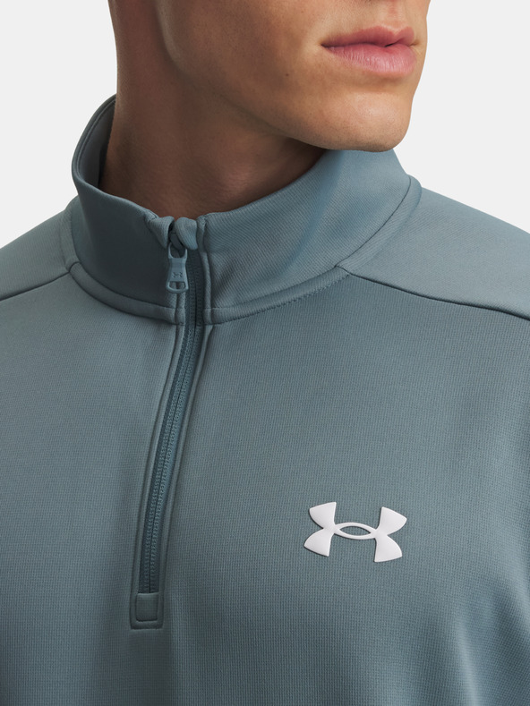 Under Armour Мъжки анцуг Under Armour UA Armour Fleece 1/4 Zip-BLU