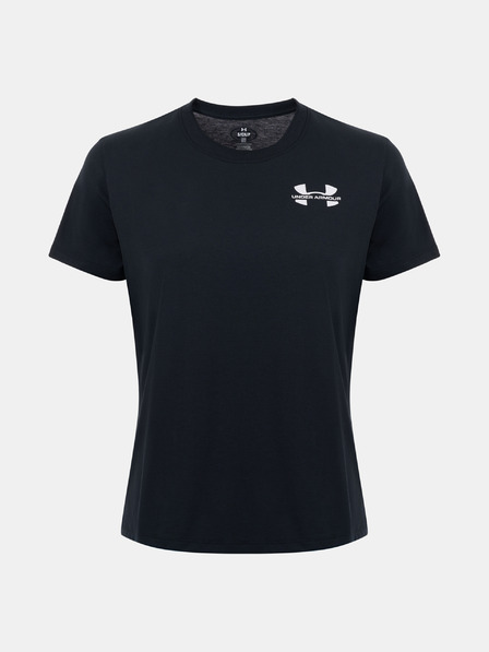 Under Armour Дамска тениска Under Armour UA LC Logo SS-BLK