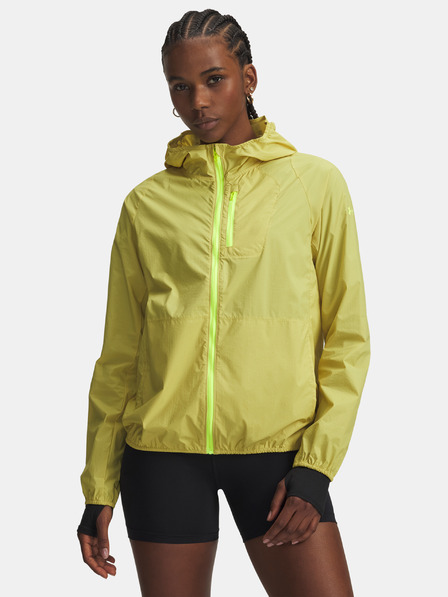 Under Armour Дамско яке Under Armour LAUNCH LIGHTWEIGHT JKT-YLW