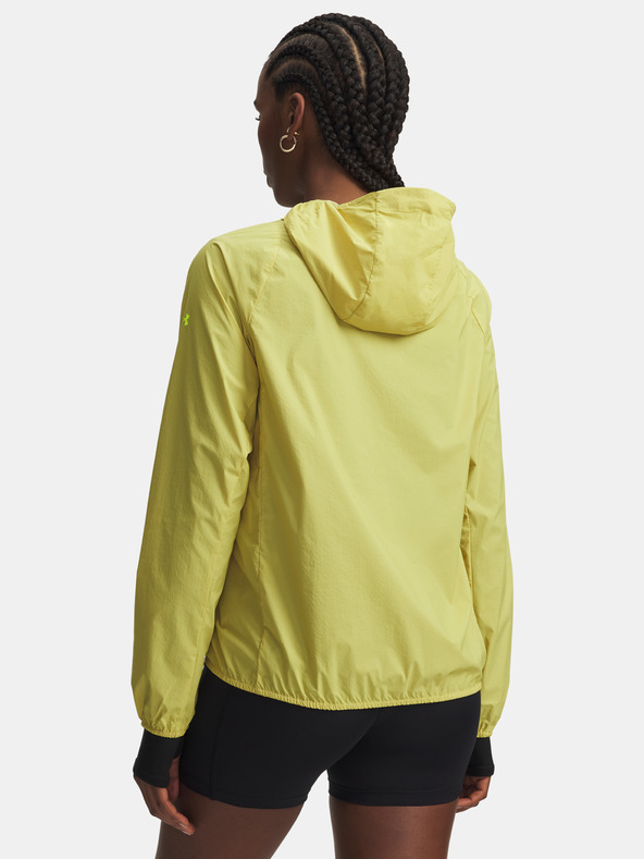 Under Armour Дамско яке Under Armour LAUNCH LIGHTWEIGHT JKT-YLW
