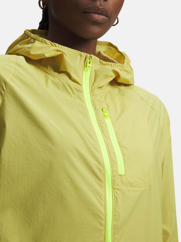 Under Armour Дамско яке Under Armour LAUNCH LIGHTWEIGHT JKT-YLW