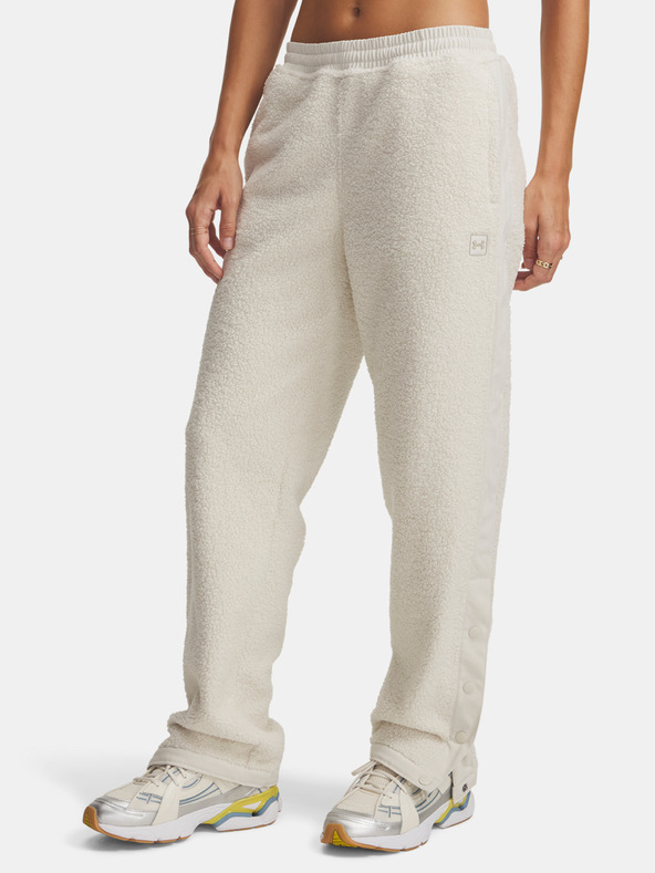 Under Armour Дамски спортен панталон Under Armour UA High Pile Fleece Pants-WHT