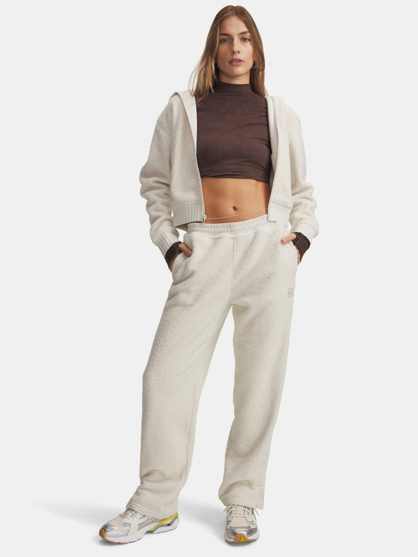 Under Armour Дамски спортен панталон Under Armour UA High Pile Fleece Pants-WHT