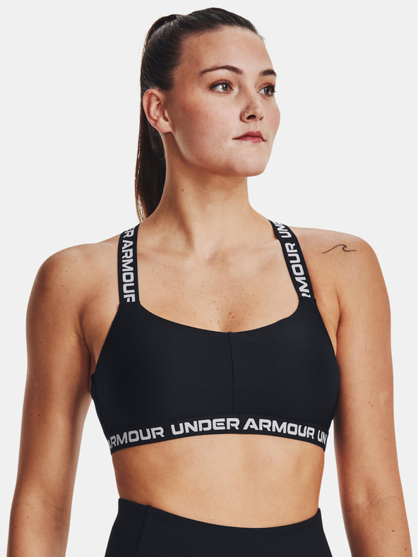 Under Armour Дамски сутиен Under Armour UA Crossback Strappy Low-BLK