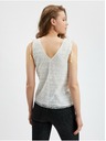 Orsay Бял дамски дантелен топ ORSAY