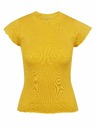 Orsay Жълта дамска тениска със столче ORSAY