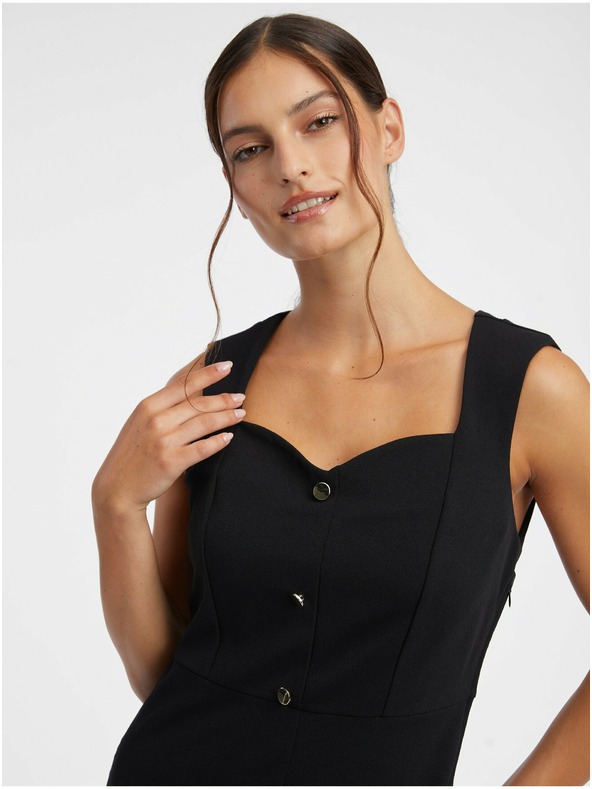 Orsay Черна дамска рокля ORSAY