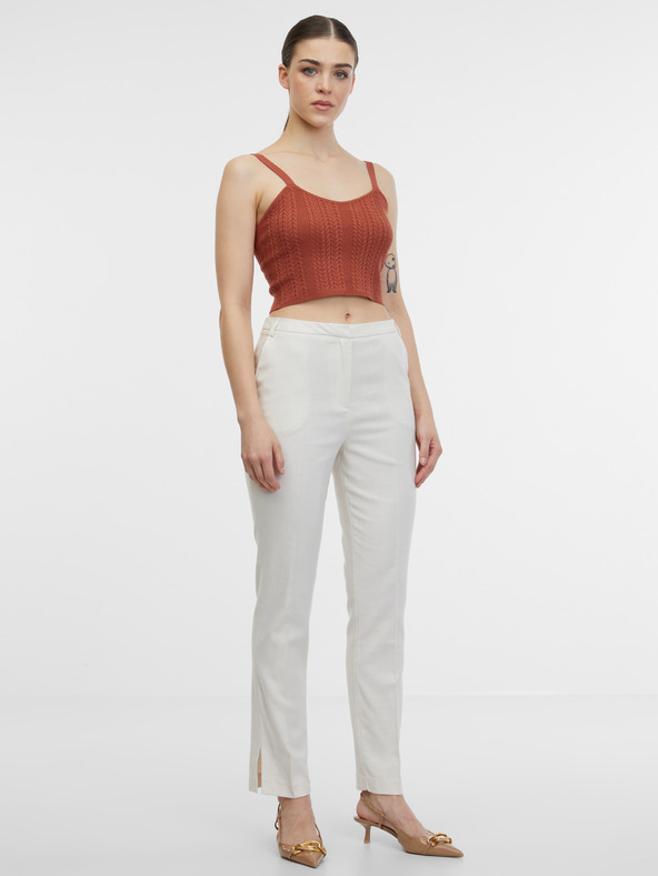 Orsay Бежов дамски панталон ORSAY