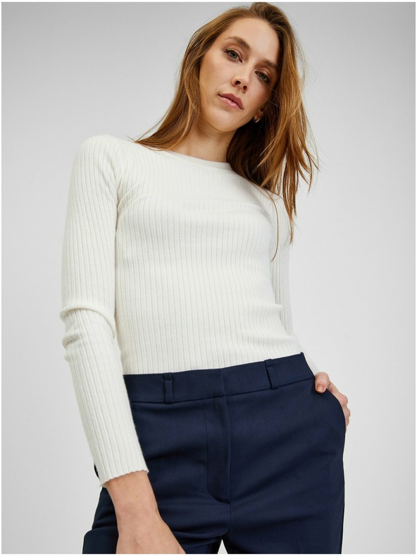 Orsay Тъмносин дамски панталон ORSAY