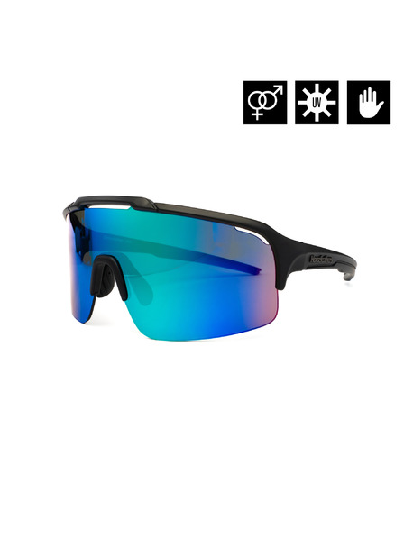 Horsefeathers Велосипедни очила Recoil - matt black/mirror green