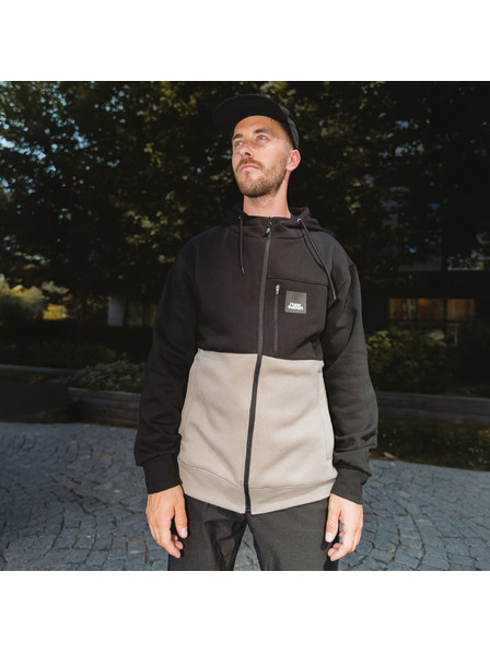 Horsefeathers Суитшърт Vick - black/taupe