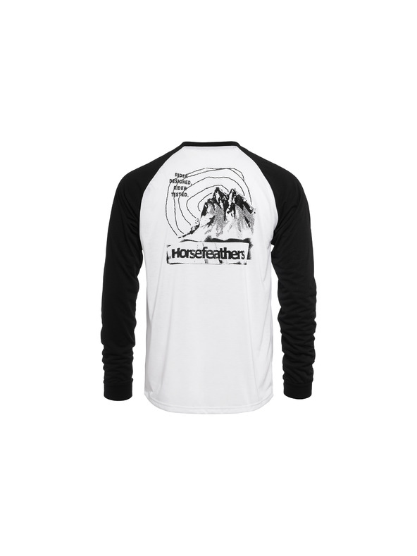 Horsefeathers Тениска Shank LS - бяла