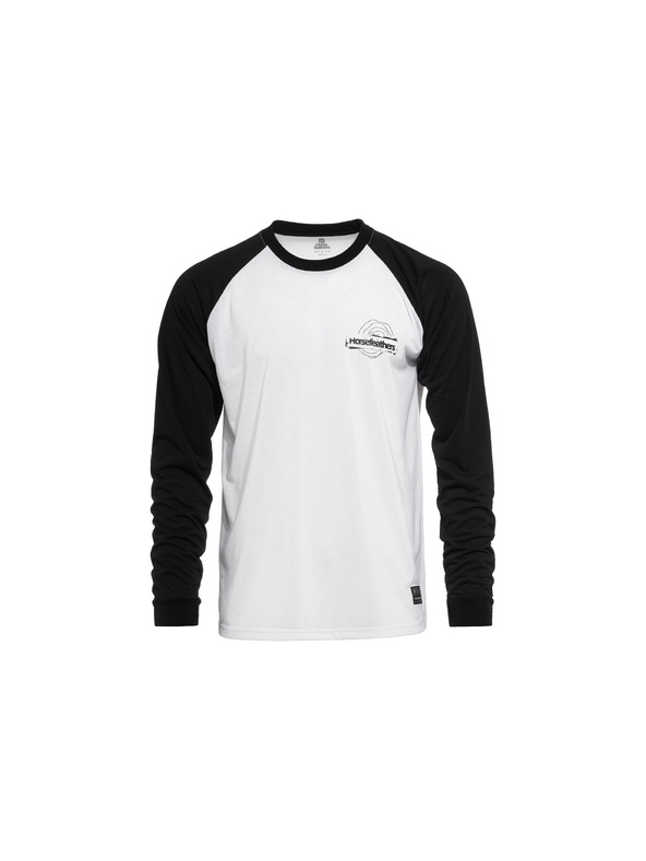 Horsefeathers Тениска Shank LS - бяла