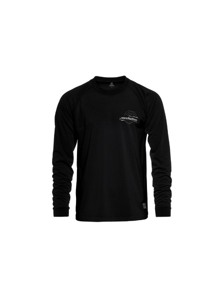 Horsefeathers Тениска Shank LS - черна
