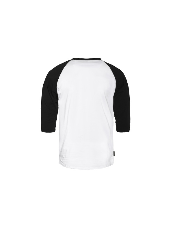Horsefeathers Тениска Rollin Raglan - бяла/черна