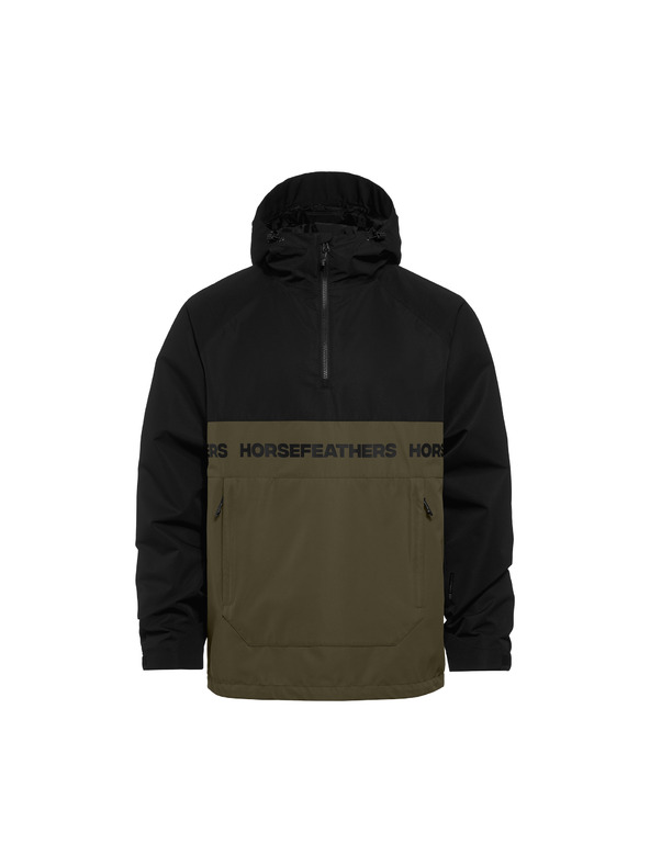 Horsefeathers Яке Gordie - черно/маслинено зелено
