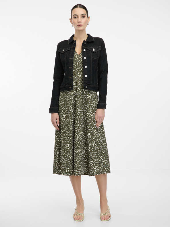 Orsay Черно дамско дънково яке ORSAY