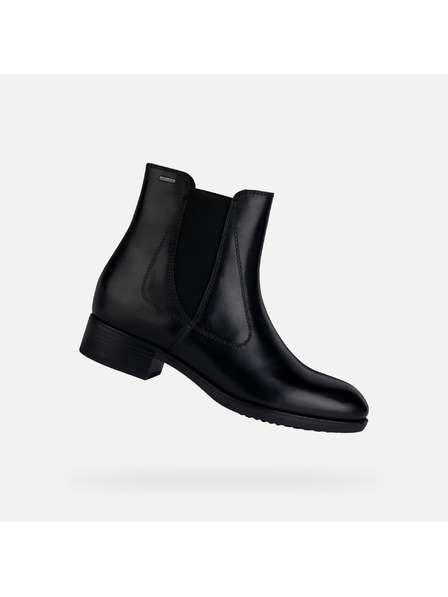 Geox Черни дамски анкл обувки Geox Felicity np abx