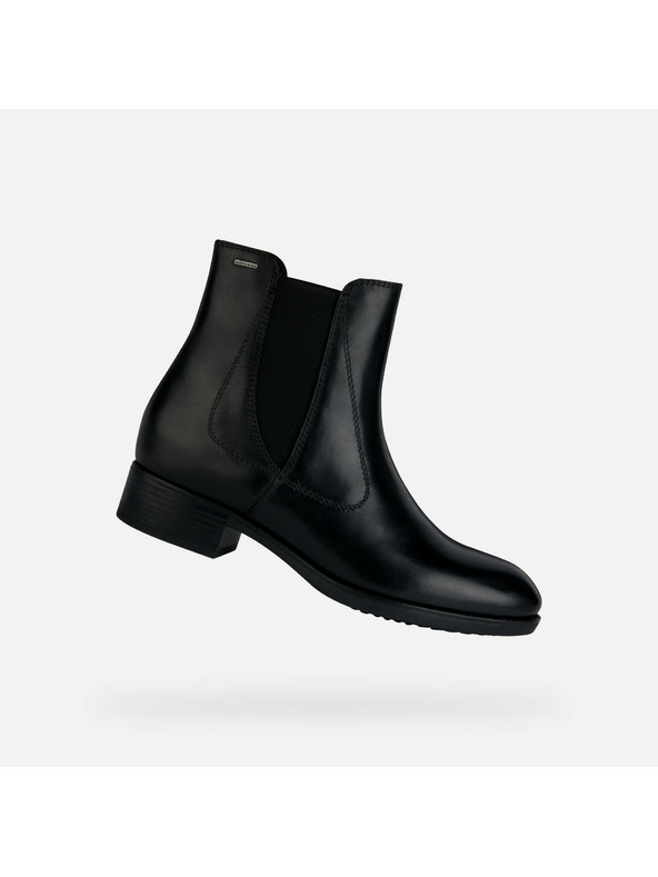 Geox Черни дамски анкл обувки Geox Felicity np abx