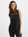 Orsay Черна дамска блуза с дантелен детайл ORSAY