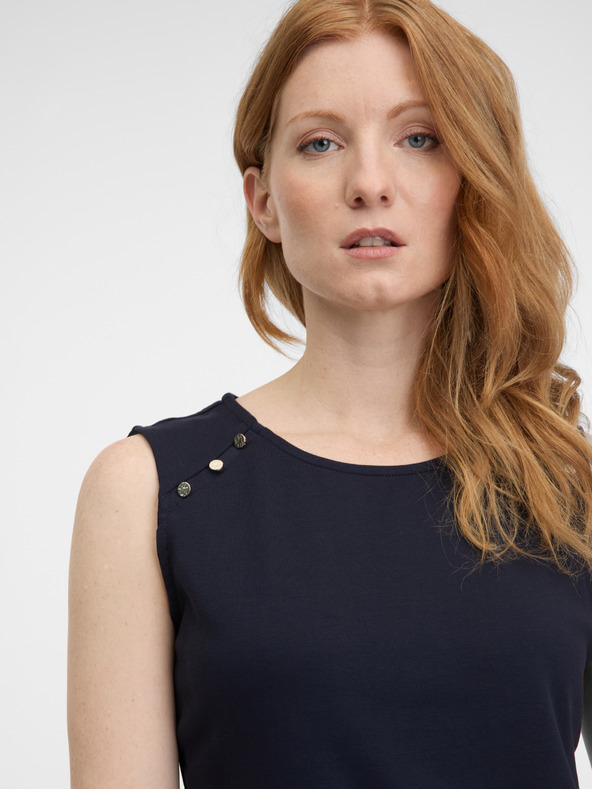 Orsay Тъмносиня дамска тениска ORSAY