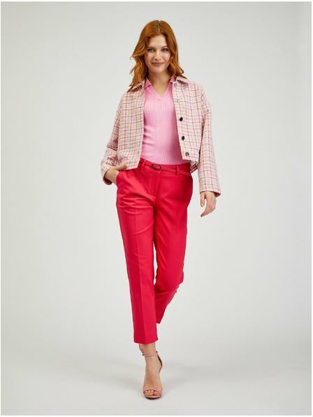 Orsay Розово дамско сако на каре ORSAY