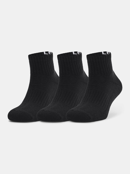 Under Armour Унисекс чорапи Under Armour Core QTR (3 чифта)