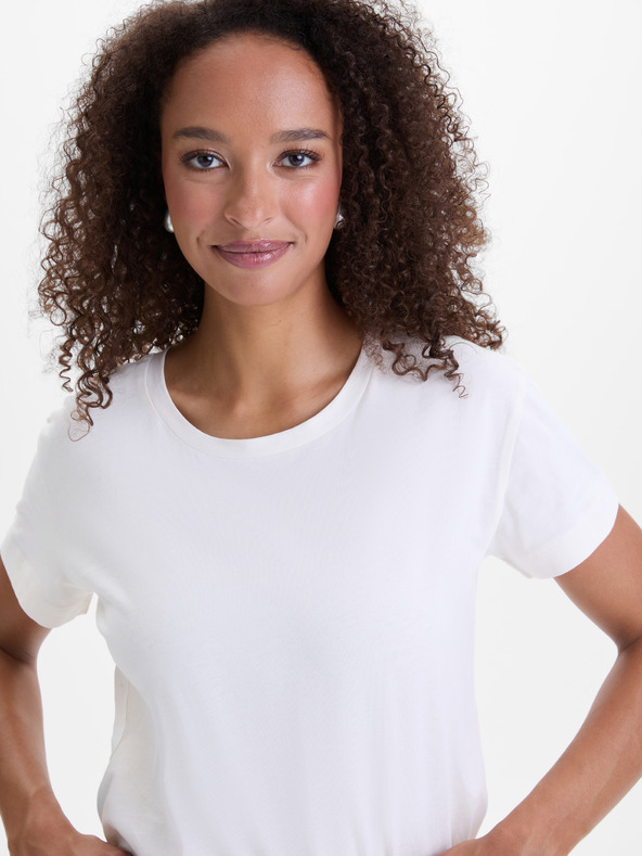 Orsay Кремава дамска тениска ORSAY