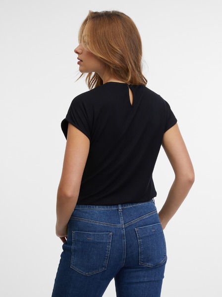 Orsay Черна дамска тениска ORSAY