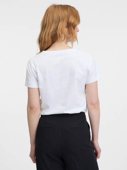 Orsay Бяла дамска тениска ORSAY
