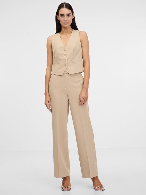 Orsay Светлокафяв дамски панталон ORSAY